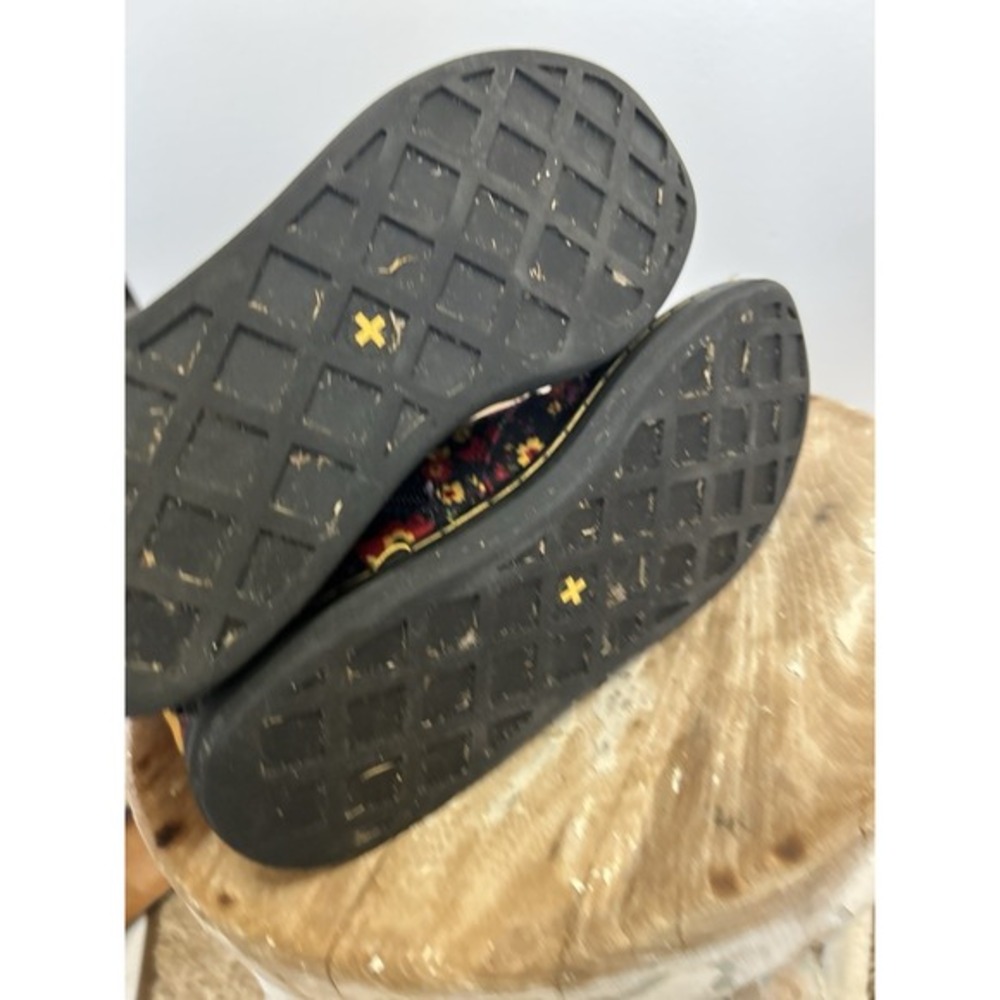 Dr Martens Marley Floral Canvas Lace Up Boots Girls 3 Flowers - Picture 6 of 8